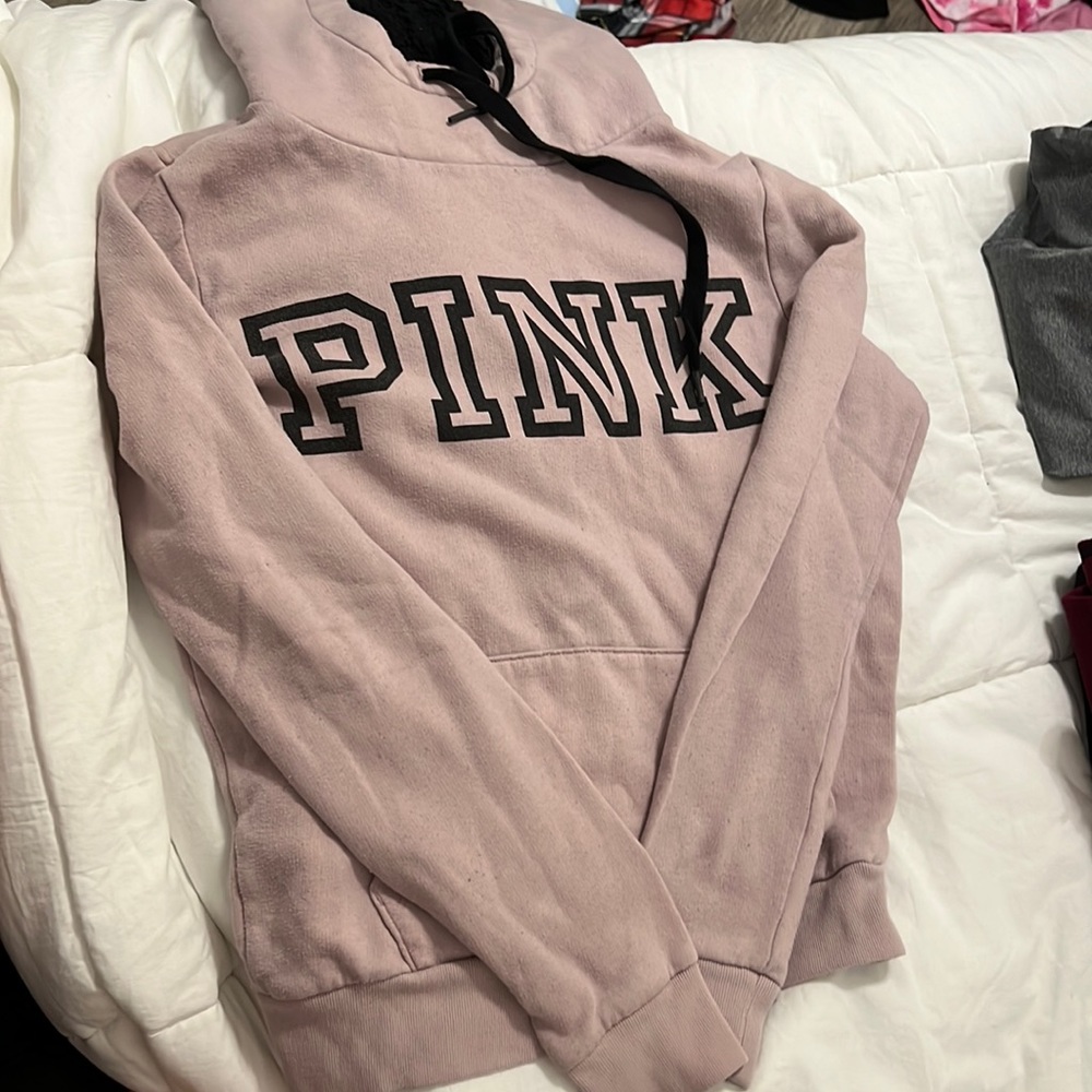 pink, pink sweatshirt with pockets